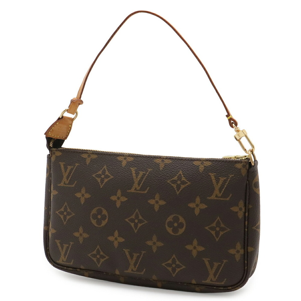 LOUIS VUITTON Authentic Brown Monogram Pochette Mini Bag - Picture 3 of 10